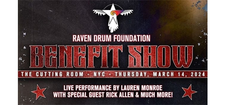Raven Drum Benefit Show – The Cutting Room NYC, March 14, 2024